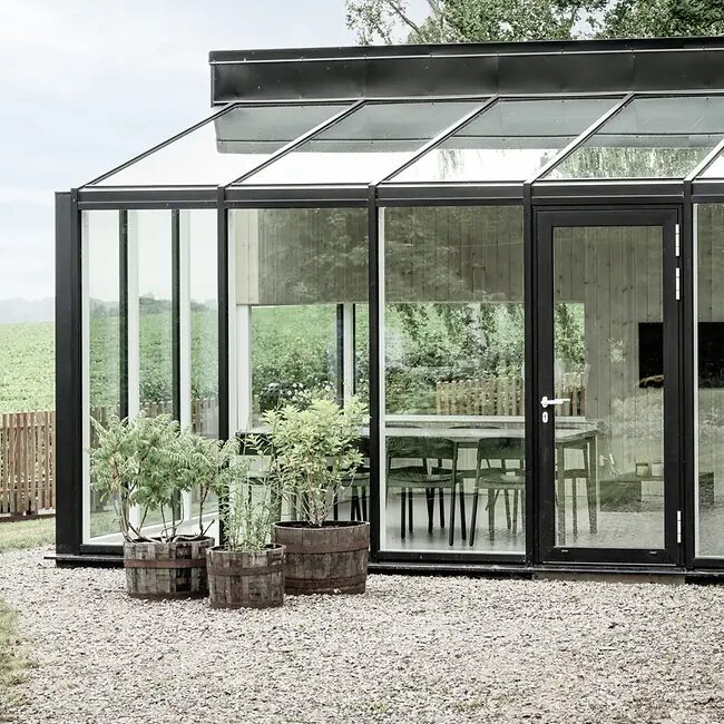 Custom design process — modern glass house
