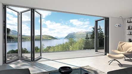 Lift-and-slide door system